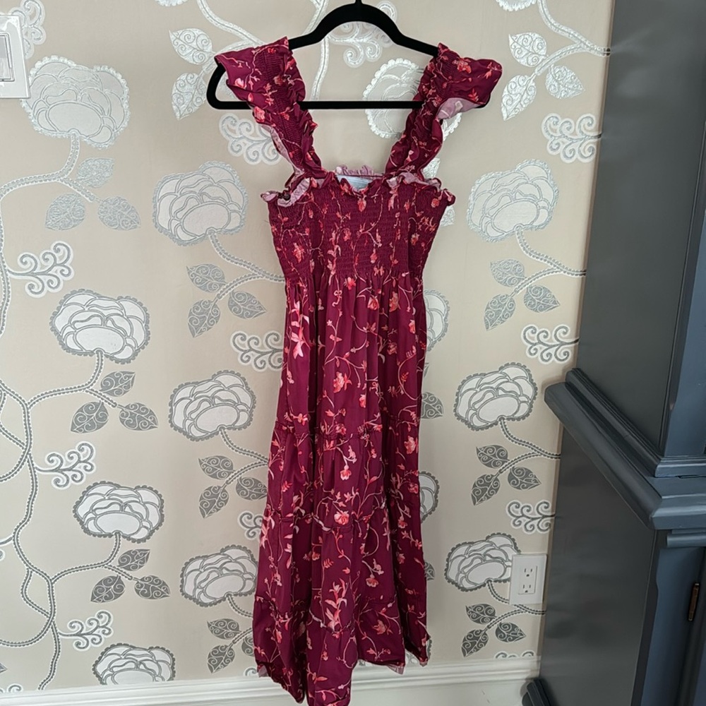 Hill House Maroon & Pink Floral Ellie